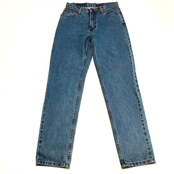 Vintage Jordache Frida Kahlo High Rise Mom Jeans Blue Artist Artsy Painter Sz 28 - Picture 2 of 14